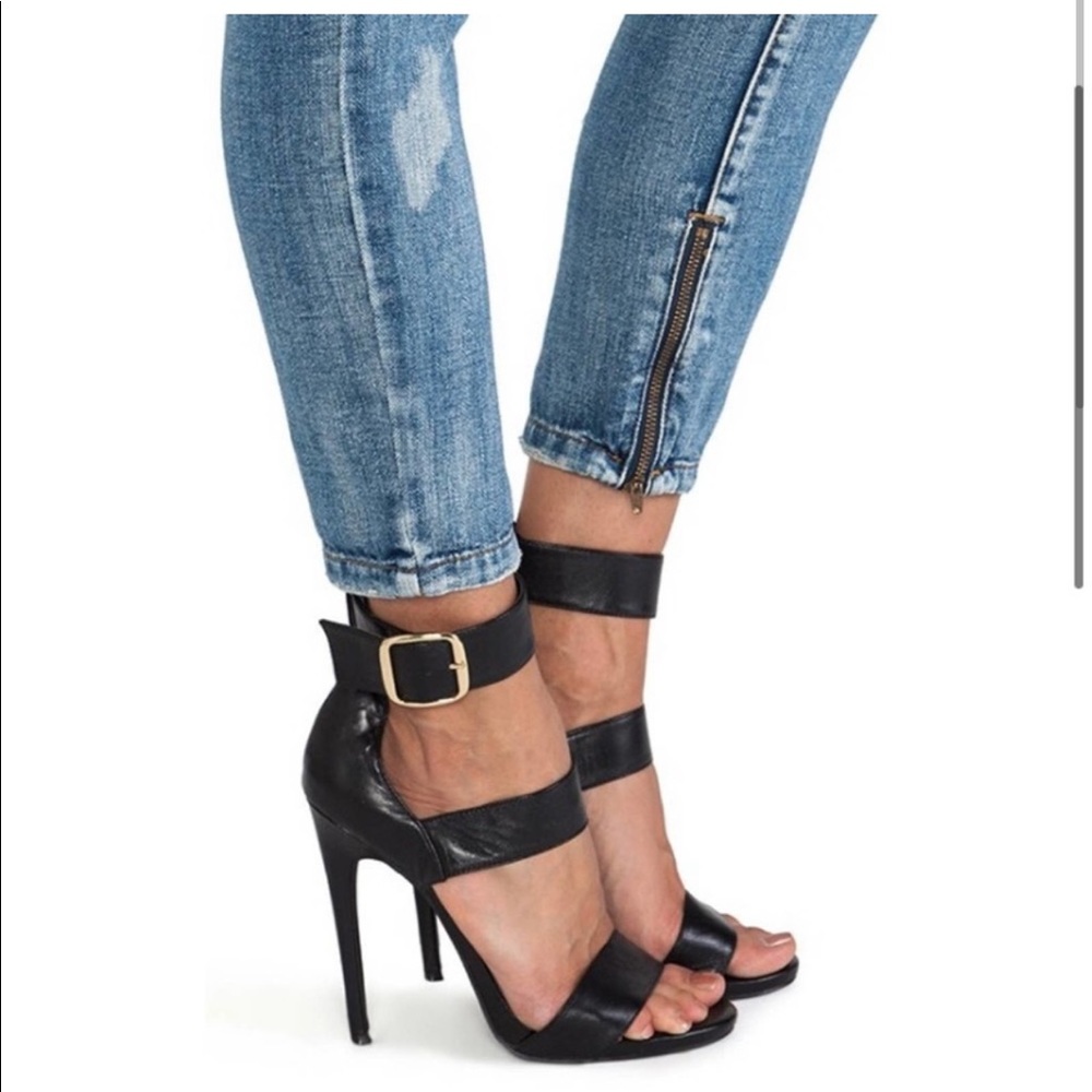 ONE TEASPOON Trashed Freebirds in Cobain Distressed Zip
Ankle Jeans size 26 - Picture 4 of 16